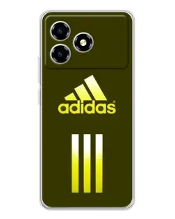 Чехол для ZTE Blade A36 с картинкой «Оливковый градиент Adidas»