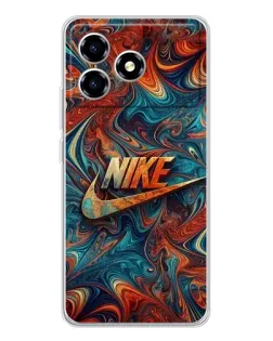 Чехол для ZTE Blade A36 с картинкой «Nike в абстракции»