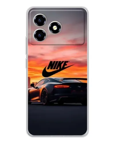 Чехол для ZTE Blade A36 с картинкой «Nike и суперкар»