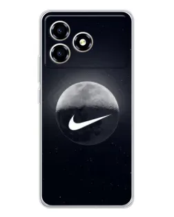Чехол для ZTE Blade A36 с картинкой «Nike в стиле граффити»