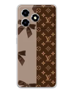 Чехол для ZTE Blade A36 с картинкой «Louis Vuitton — банты»