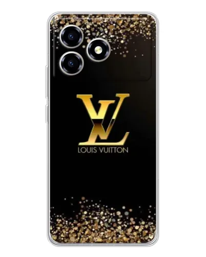 Чехол для ZTE Blade A36 с картинкой «LV — золотые искры» Чехол для ZTE Blade A36 с картинкой «LV — золотые искры»
