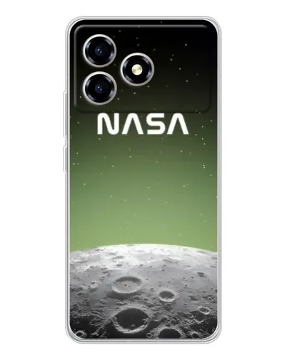 Чехол для ZTE Blade A36 с картинкой «NASA — лунный градиент»