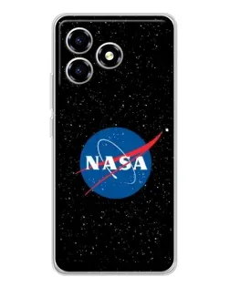 Чехол для ZTE Blade A36 с картинкой «NASA — звездное небо»