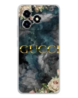 Чехол для ZTE Blade A36 с картинкой «Абстрактные цветы Gucci» Чехол для ZTE Blade A36 с картинкой «Абстрактные цветы Gucci»