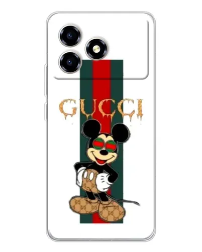 Чехол для ZTE Blade A36 с картинкой «Микки Маус Gucci — полосы» Чехол для ZTE Blade A36 с картинкой «Микки Маус Gucci — полосы»