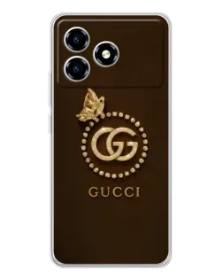Чехол для ZTE Blade A36 с картинкой «Gucci — золотая бабочка» Чехол для ZTE Blade A36 с картинкой «Gucci — золотая бабочка»