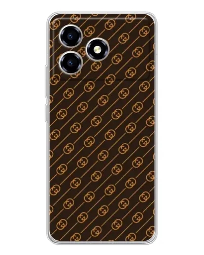 Чехол для ZTE Blade A36 с картинкой «Gucci — золотые диагонали» Чехол для ZTE Blade A36 с картинкой «Gucci — золотые диагонали»