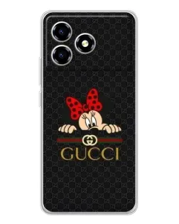 Чехол для ZTE Blade A36 с картинкой «Минни Маус Gucci — черный» Чехол для ZTE Blade A36 с картинкой «Минни Маус Gucci — черный»