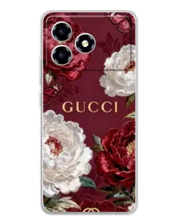 Чехол для ZTE Blade A36 с картинкой «Gucci — бордовые розы» Чехол для ZTE Blade A36 с картинкой «Gucci — бордовые розы»