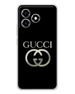 Чехол для ZTE Blade A36 с картинкой «Gucci — золото на черном» Чехол для ZTE Blade A36 с картинкой «Gucci — золото на черном»