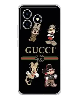 Чехол для ZTE Blade A36 с картинкой «Gucci — герои Disney и монограмма» Чехол для ZTE Blade A36 с картинкой «Gucci — герои Disney и монограмма»