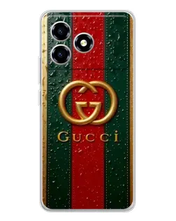 Чехол для ZTE Blade A36 с картинкой «Gucci — фирменная полоса и золото» Чехол для ZTE Blade A36 с картинкой «Gucci — фирменная полоса и золото»