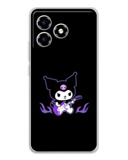 Чехол для ZTE Blade A36 с картинкой «Электрическая Kuromi» Чехол для ZTE Blade A36 с картинкой «Электрическая Kuromi»