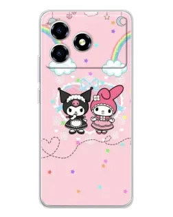 Чехол для ZTE Blade A36 с картинкой «My Melody и Kuromi» Чехол для ZTE Blade A36 с картинкой «My Melody и Kuromi»