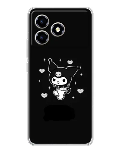 Чехол для ZTE Blade A36 с картинкой «Черная Куроми»