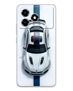 Чохол для ZTE Blade A36 з картинкою «Вид зверху — BMW M»