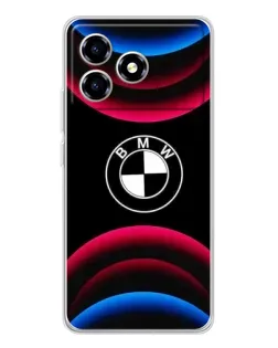 Чехол для ZTE Blade A36 с картинкой «Логотип BMW и неоновые дуги» Чехол для ZTE Blade A36 с картинкой «Логотип BMW и неоновые дуги»