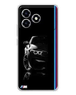 Чехол для ZTE Blade A36 с картинкой «Силуэт BMW в темноте» Чехол для ZTE Blade A36 с картинкой «Силуэт BMW в темноте»