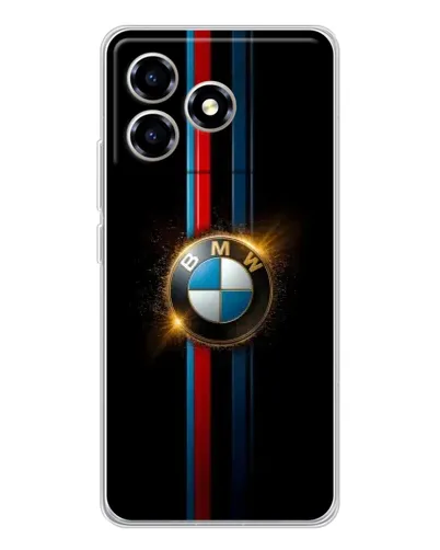 Чехол для ZTE Blade A36 с картинкой «BMW M-Power неон»