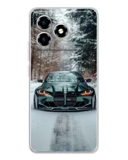 Чехол для ZTE Blade A36 с картинкой «BMW в зимнем лесу» Чехол для ZTE Blade A36 с картинкой «BMW в зимнем лесу»