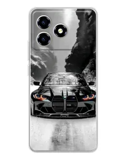 Чехол для ZTE Blade A36 с картинкой «BMW — акварельный дрифт» Чехол для ZTE Blade A36 с картинкой «BMW — акварельный дрифт»