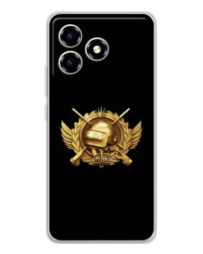 Чехол для ZTE Blade A36 с картинкой «PUBG — оранжевый градиент»