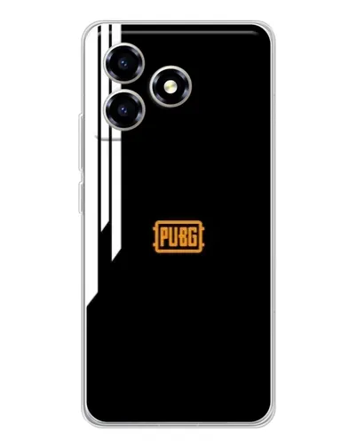 Чехол для ZTE Blade A36 с картинкой «PUBG — вертикальные линии»