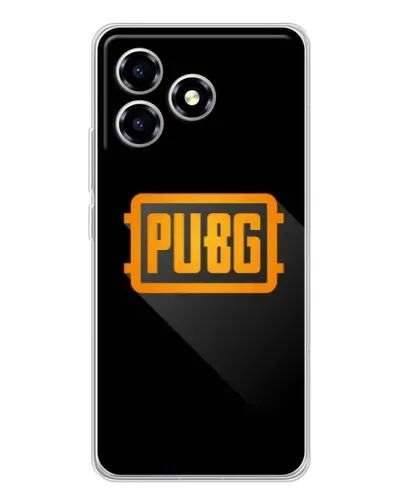 Чехол для ZTE Blade A36 с картинкой «PUBG — рамка лого»