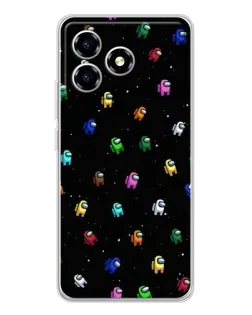 Чехол для ZTE Blade A36 с картинкой «Экипаж Among Us» Чехол для ZTE Blade A36 с картинкой «Экипаж Among Us»