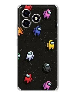 Чехол для ZTE Blade A36 с картинкой «Космический паттерн Among Us» Чехол для ZTE Blade A36 с картинкой «Космический паттерн Among Us»