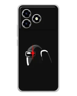 Чехол для ZTE Blade A36 с картинкой «Among Us шлем» Чехол для ZTE Blade A36 с картинкой «Among Us шлем»