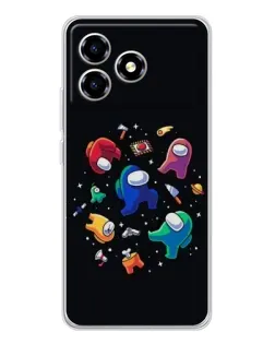 Чехол для ZTE Blade A36 с картинкой «Among Us космос»