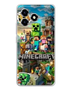 Чехол для ZTE Blade A36 с картинкой «Замок Minecraft» Чехол для ZTE Blade A36 с картинкой «Замок Minecraft»
