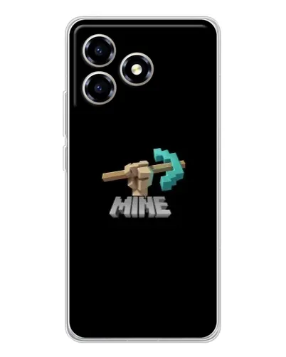 Чехол для ZTE Blade A36 с картинкой «Алмазная кирка» Чехол для ZTE Blade A36 с картинкой «Алмазная кирка»
