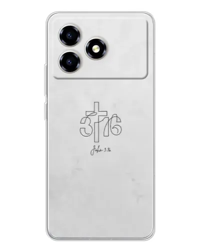Чехол для ZTE Blade A36 с картинкой «Иоанна 3:16 Крест» Чехол для ZTE Blade A36 с картинкой «Иоанна 3:16 Крест»