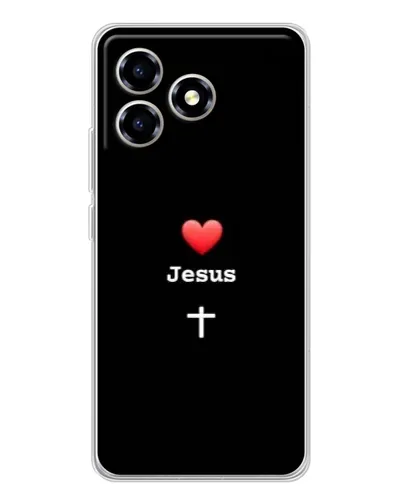 Чехол для ZTE Blade A36 с картинкой «Сердце - Jesus» Чехол для ZTE Blade A36 с картинкой «Сердце - Jesus»