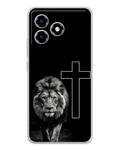 Чехол для ZTE Blade A36 с картинкой «Лев и Крест» Чехол для ZTE Blade A36 с картинкой «Лев и Крест»