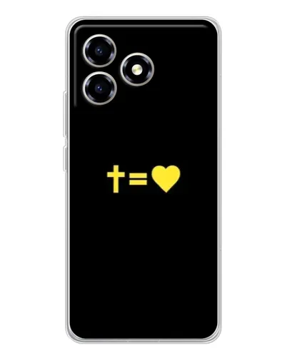 Чехол для ZTE Blade A36 с картинкой «Сердце и Крест» Чехол для ZTE Blade A36 с картинкой «Сердце и Крест»