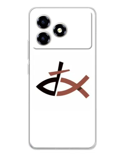 Чехол для ZTE Blade A36 с картинкой «Рыба и крест» Чехол для ZTE Blade A36 с картинкой «Рыба и крест»