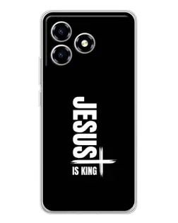 Чехол для ZTE Blade A36 с картинкой «Вертикаль веры Jesus»