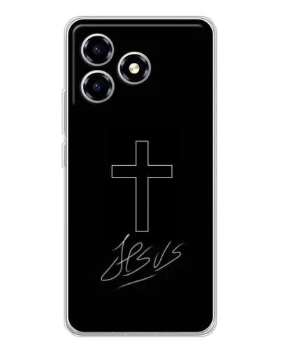 Чохол для ZTE Blade A36 з картинкою «Графічний хрест Jesus» Чохол для ZTE Blade A36 з картинкою «Графічний хрест Jesus»