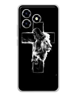 Чохол для ZTE Blade A36 з картинкою «Сяючий хрест Jesus»