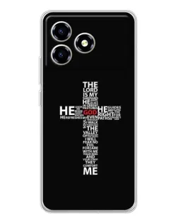 Чохол для ZTE Blade A36 з картинкою «Текстовий хрест»