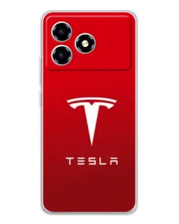Чохол для ZTE Blade A36 з картинкою «Tesla Red Classic»