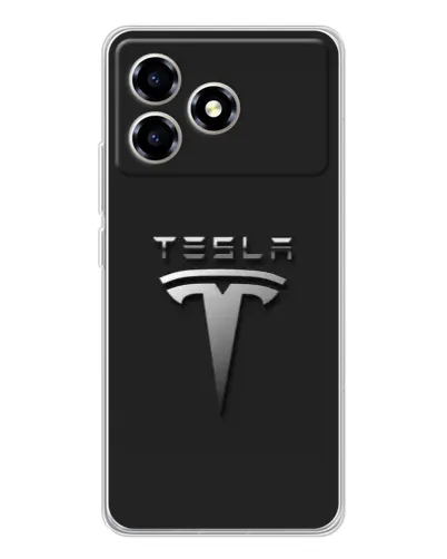 Чехол для ZTE Blade A36 с картинкой «Стальной логотип Tesla» Чехол для ZTE Blade A36 с картинкой «Стальной логотип Tesla»