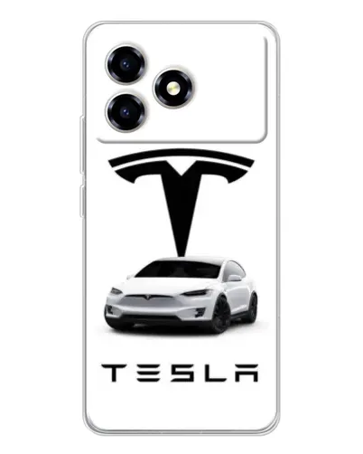Чехол для ZTE Blade A36 с картинкой «Tesla White Style» Чехол для ZTE Blade A36 с картинкой «Tesla White Style»