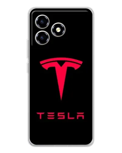 Чехол для ZTE Blade A36 с картинкой «Tesla Red Logo» Чехол для ZTE Blade A36 с картинкой «Tesla Red Logo»