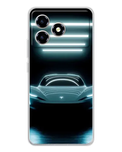 Чехол для ZTE Blade A36 с картинкой «Tesla в неоне» Чехол для ZTE Blade A36 с картинкой «Tesla в неоне»