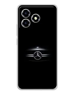 Чохол для ZTE Blade A36 з картинкою «Mercedes — абстрактні лінії»